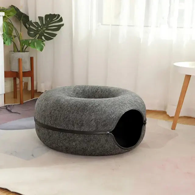 Pawfect Cat Donut Bed