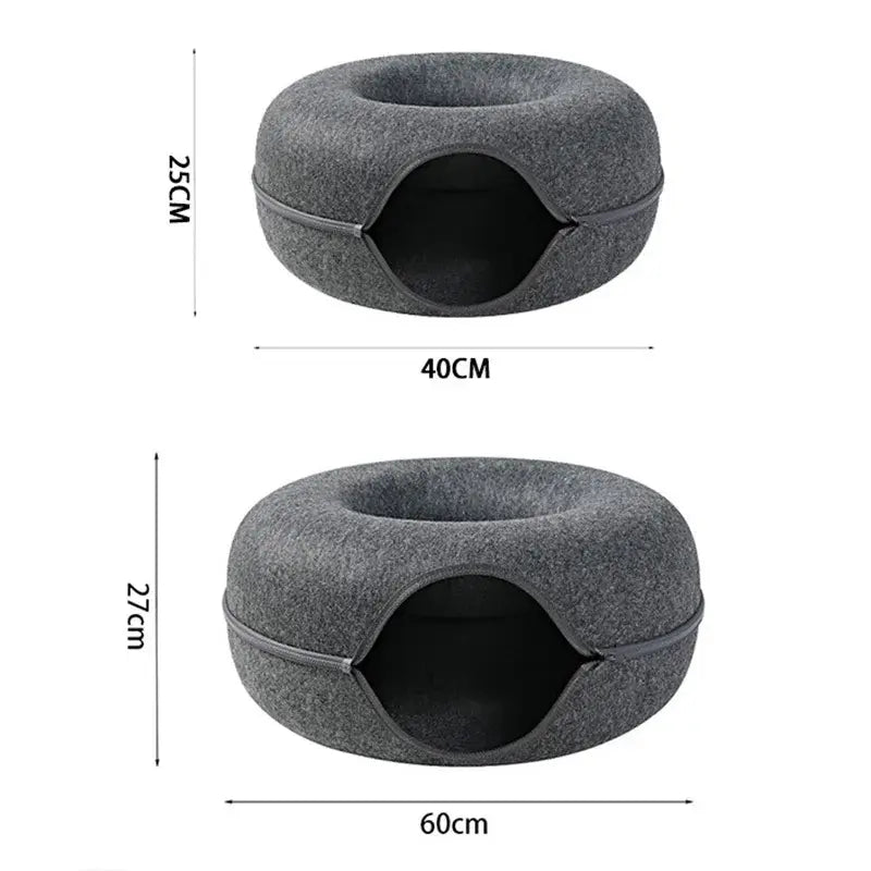 Pawfect Cat Donut Bed