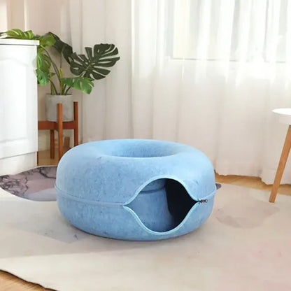 Pawfect Cat Donut Bed