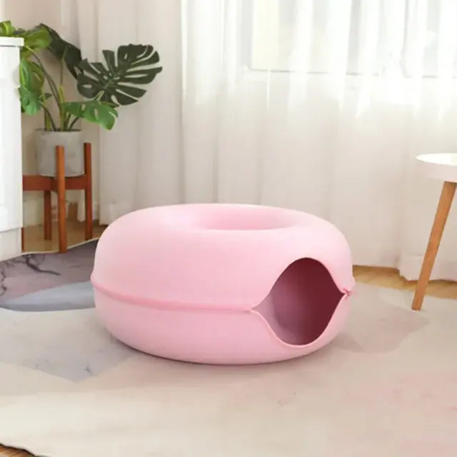 Pawfect Cat Donut Bed